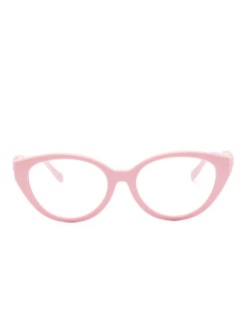 Versace Kids Medusa-embellishment cat-eye glasses