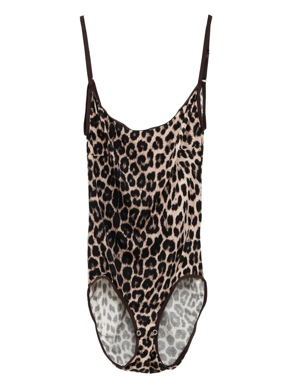 Baserange leopard-print bodysuit Bruin