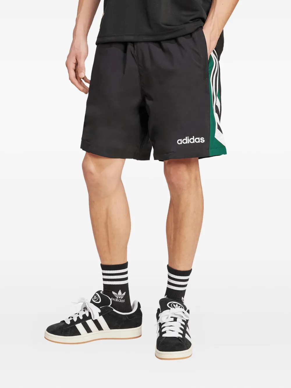 adidas Trainingsshorts met vlakken Zwart