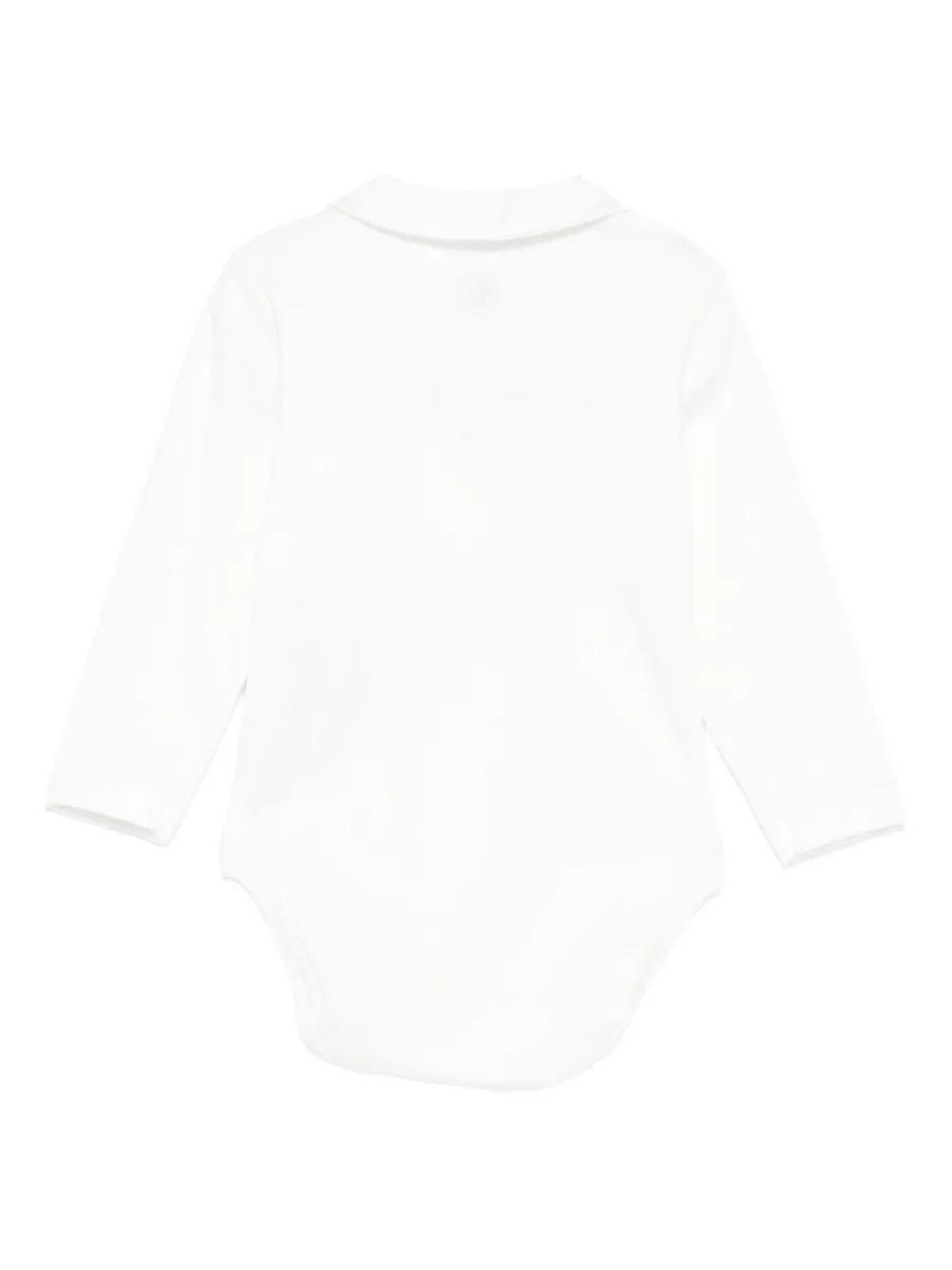 Petit Bateau floral-embroidered body - Wit