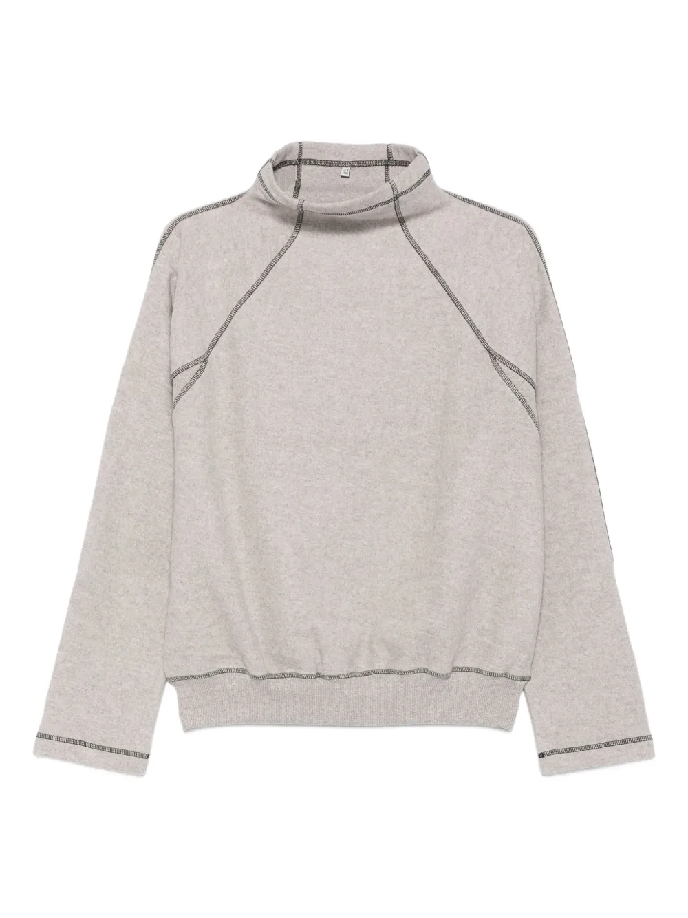Baserange contrast-stitch sweatshirt Grijs