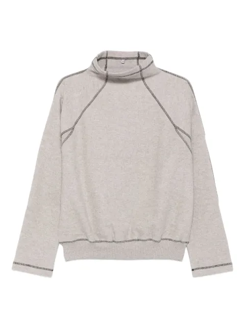 Baserange  contrast-stitch sweatshirt 