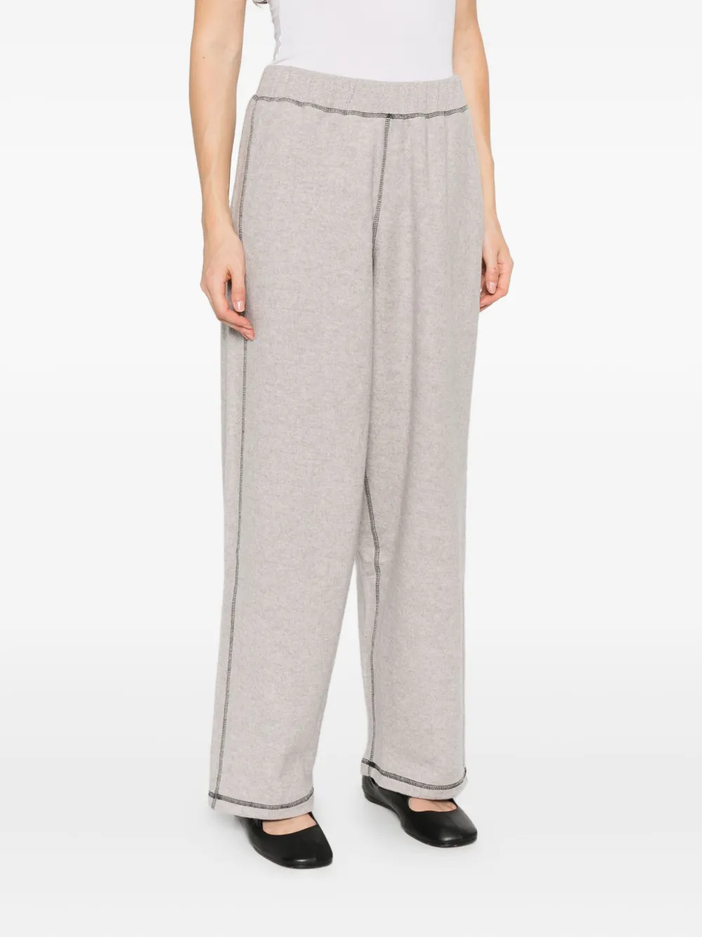 Baserange Joggingbroek met contrasterend stiksel Grijs