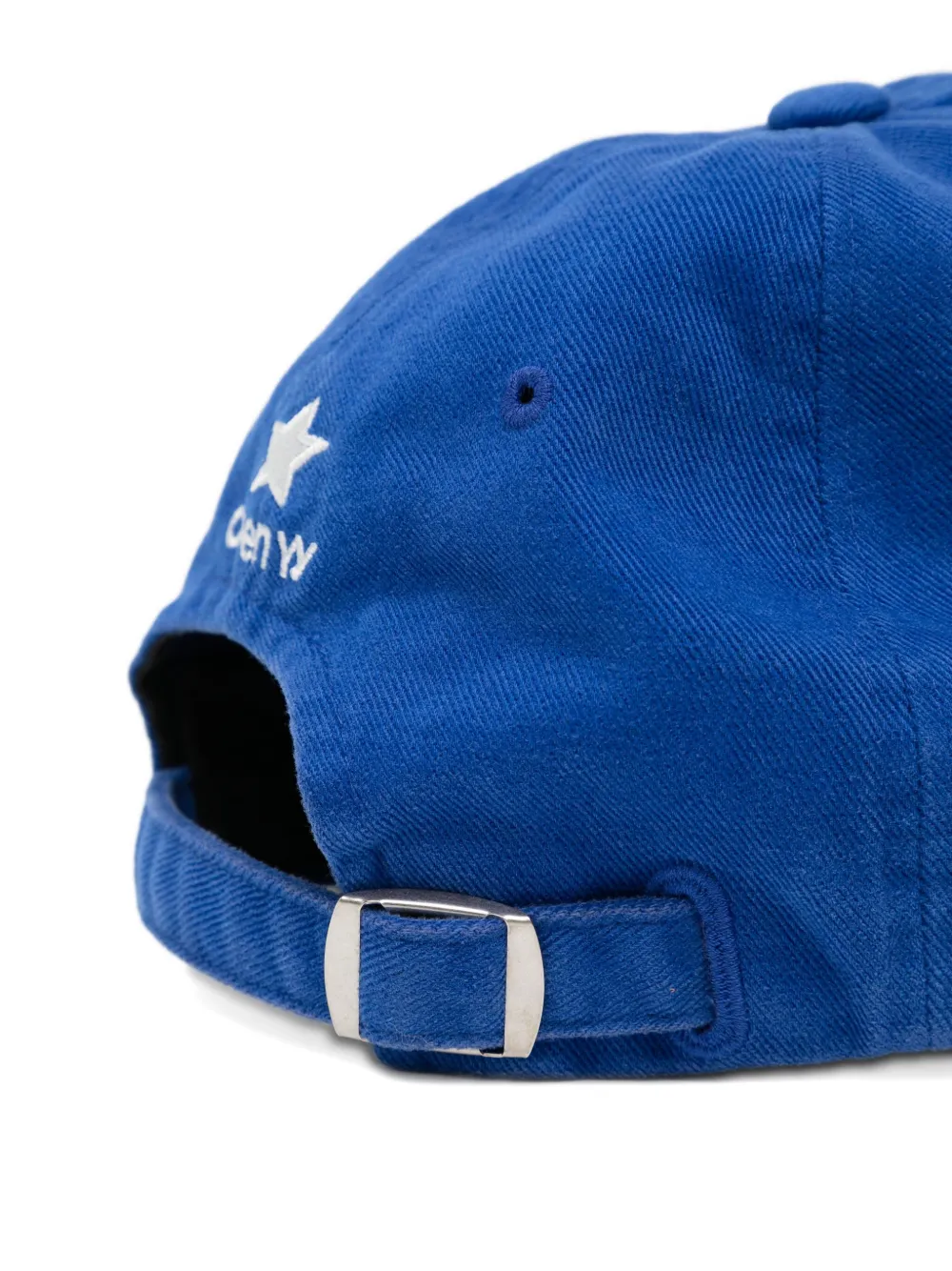 Open YY Pet met logo Blauw