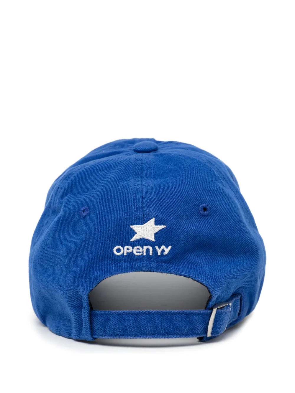Open YY Pet met logo - Blauw