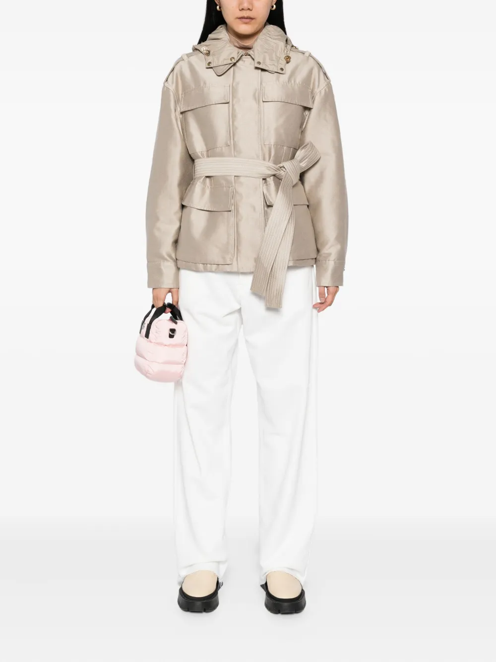 Moncler embroidered-logo jacket | Down Jackets | Image 2