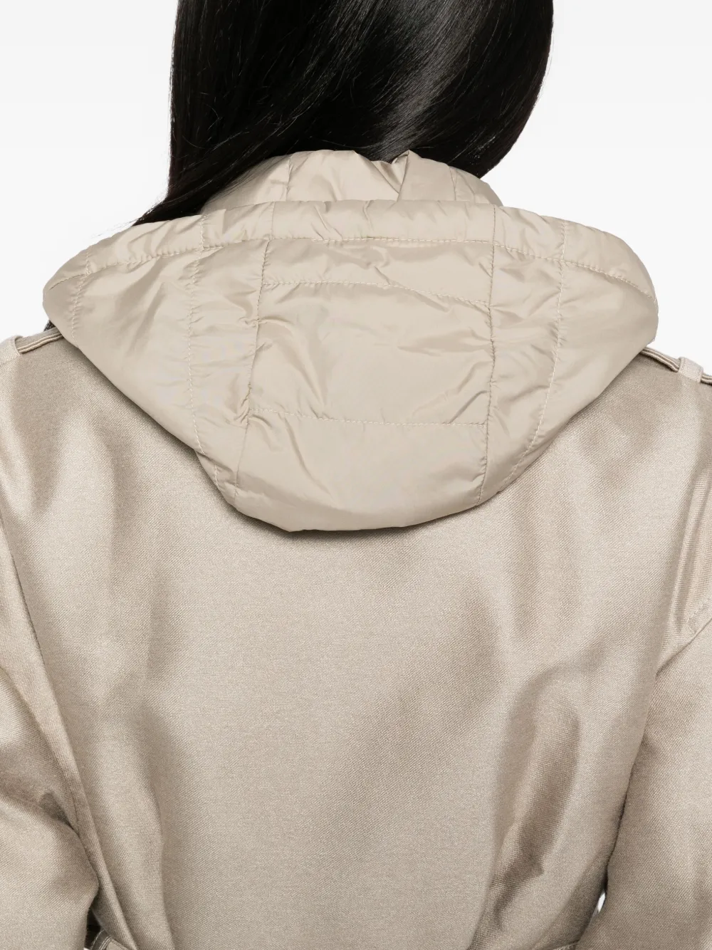 Moncler Jack met geborduurd logo Beige