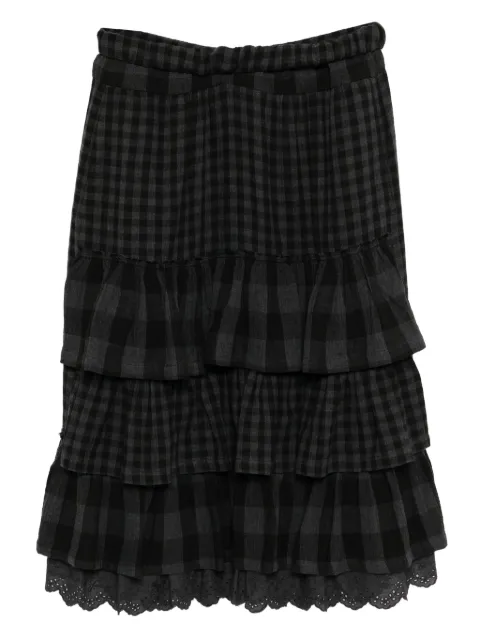 Open YY tiered skirt
