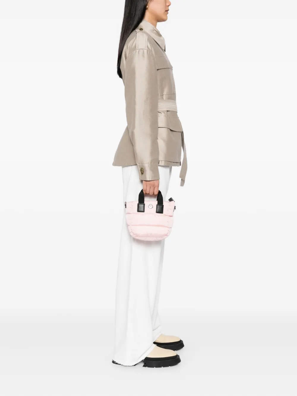 Moncler Caradoc mini-tas Roze