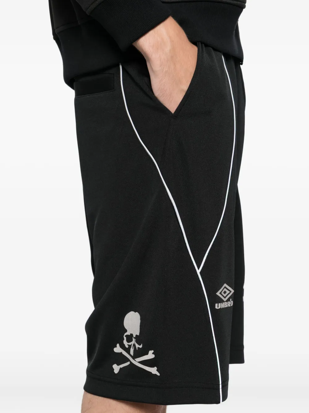 Mastermind Japan X Umbro Game Shorts In Black