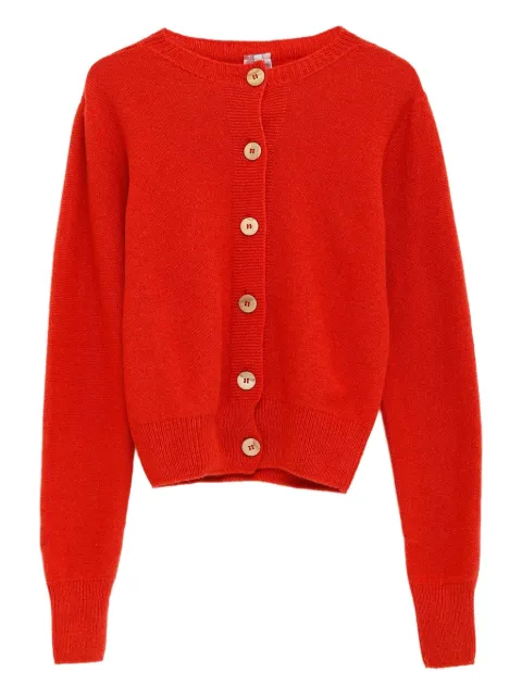 Baserange button-front cashmere cardigan