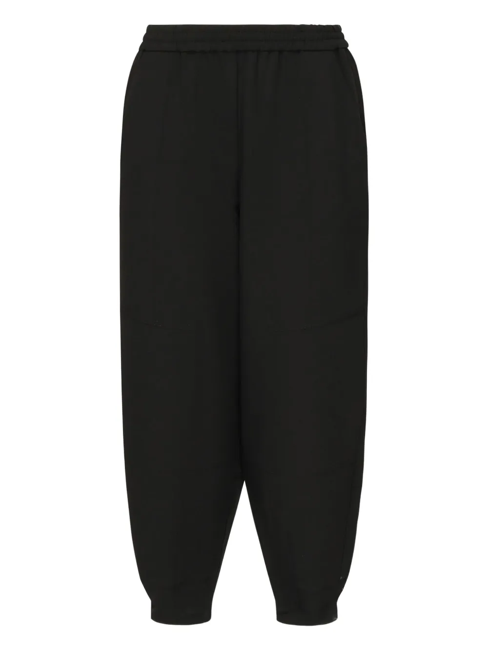 elastic-waistband track pants