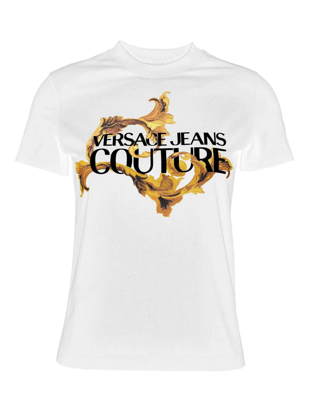 Versace Jeans Couture baroque-print T-shirt Wit