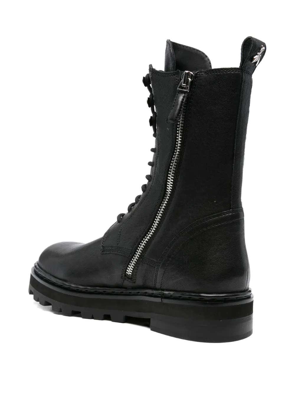 Patrizia Pepe lace-up boots Black