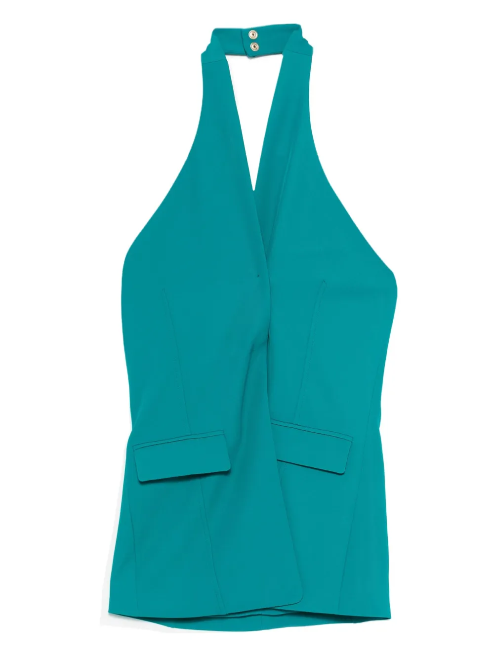 Patrizia Pepe Top met halternek Groen