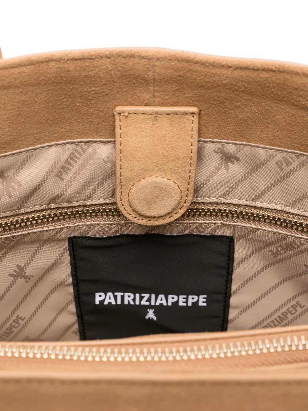 Patrizia Pepe New Business suède shopper Beige