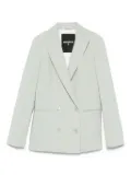 Patrizia Pepe peak-lapel double-breasted jacket - Grey