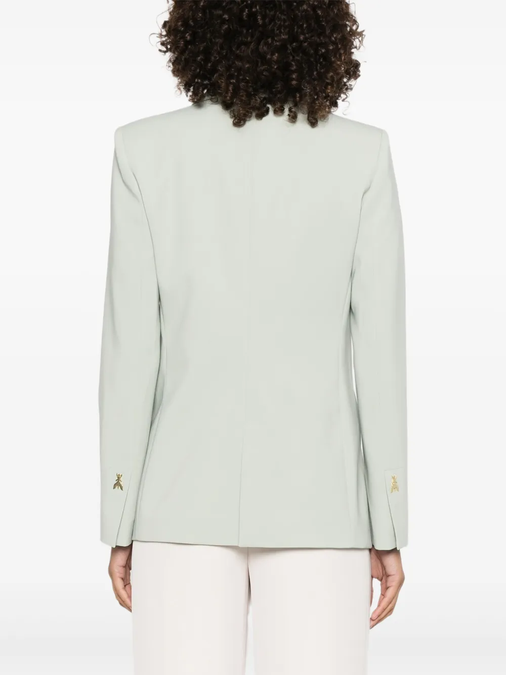 Patrizia Pepe Blazer met puntige revers Grijs
