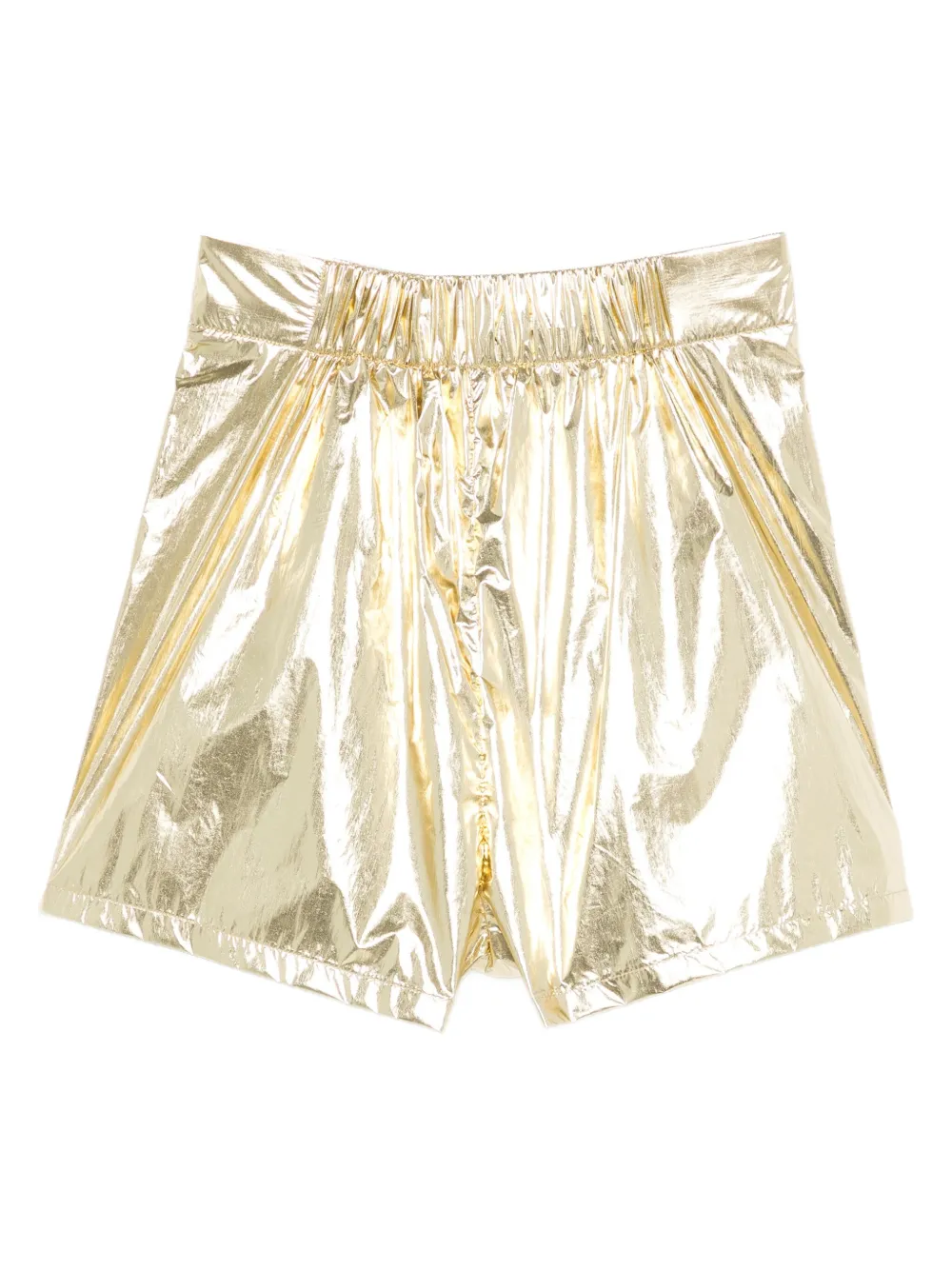 Patrizia Pepe Shorts met glanzend-effect Goud