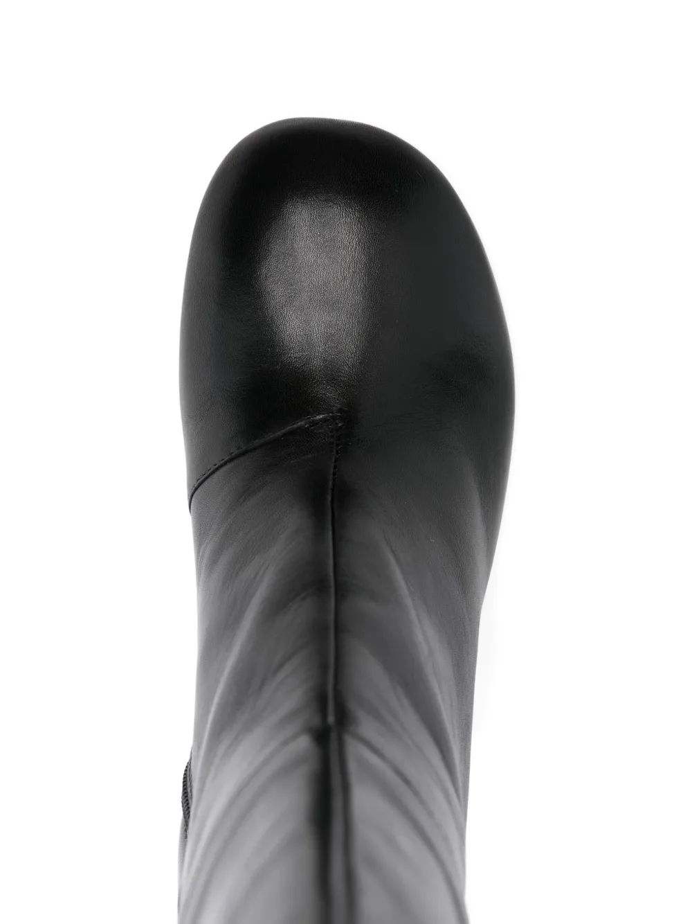 Patrizia Pepe 80mm buckle-strap leather boots Black