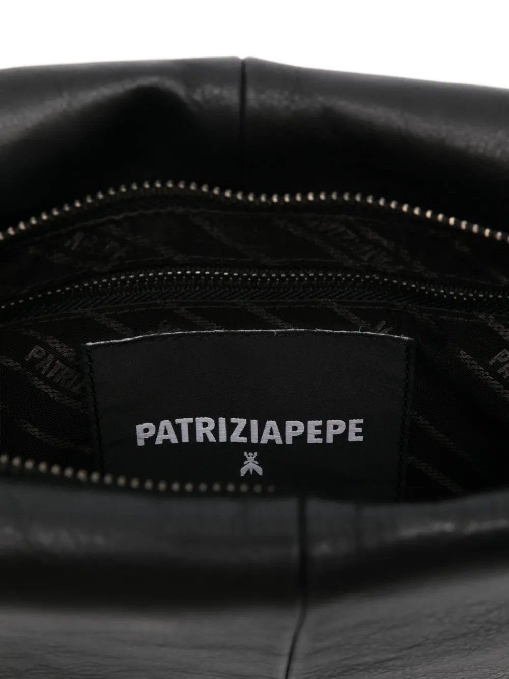 Patrizia Pepe Schoudertas verfraaid met studs en ketting Zwart