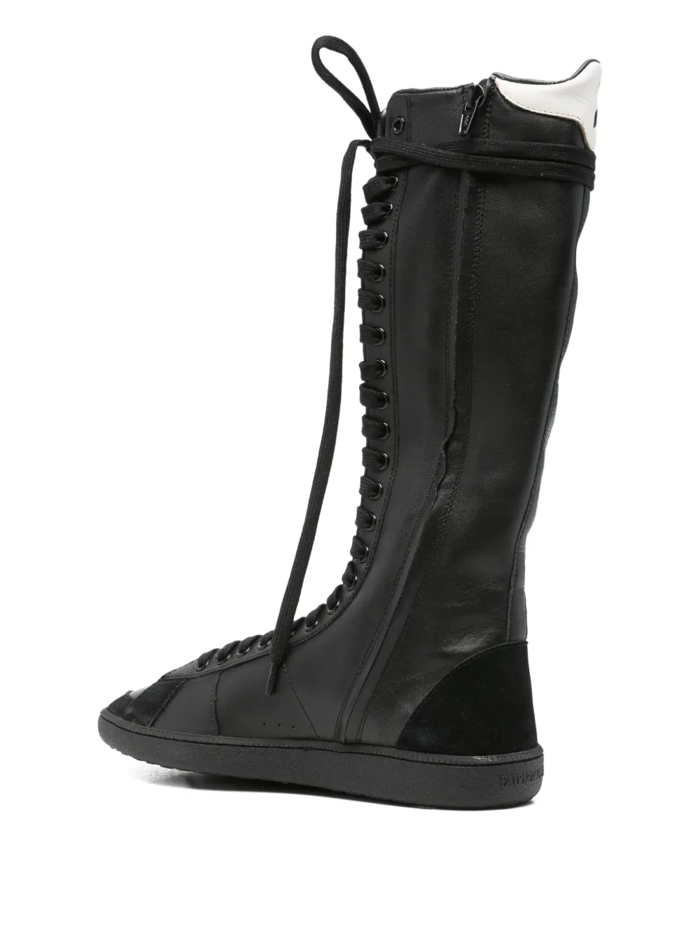 Patrizia Pepe Boxeur Skin '93 Sneakers In Black