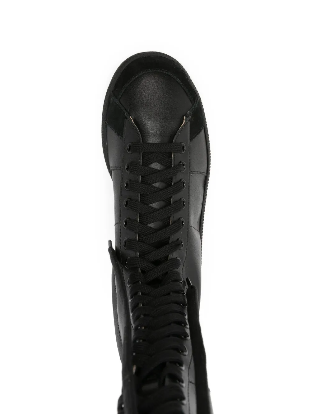 Patrizia Pepe Boxeur Skin '93 Sneakers In Black