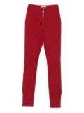 Patrizia Pepe zip-front contoured trousers