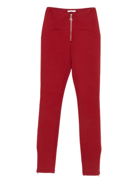 Patrizia Pepe zip-front contoured trousers