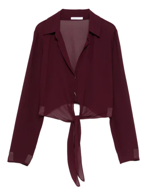 Patrizia Pepe knot-detail blouse