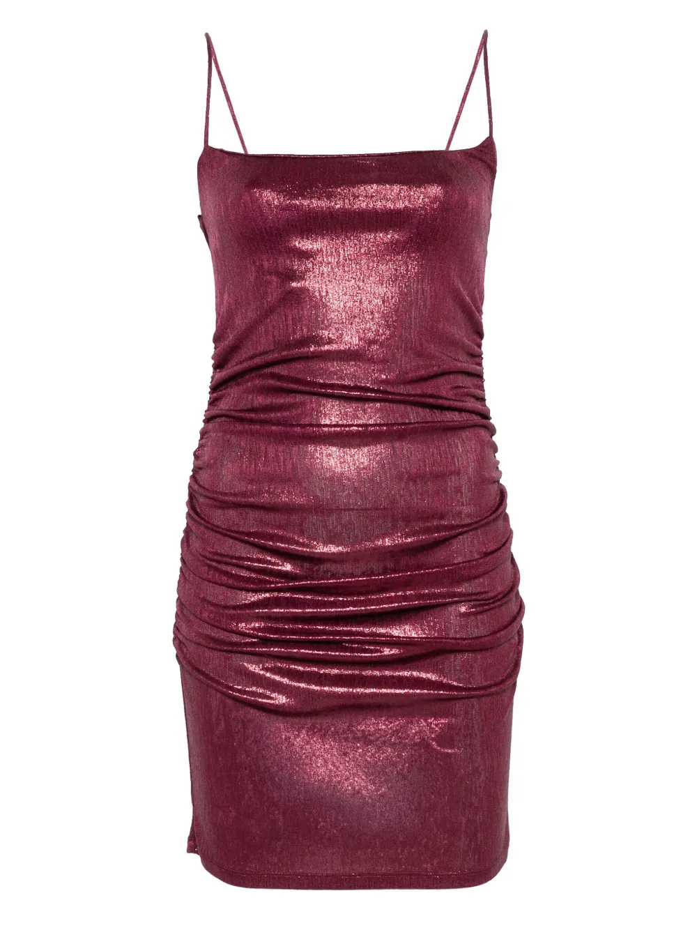 Patrizia Pepe draped mini dress - レッド Patrizia Pepe draped mini dress - レッド