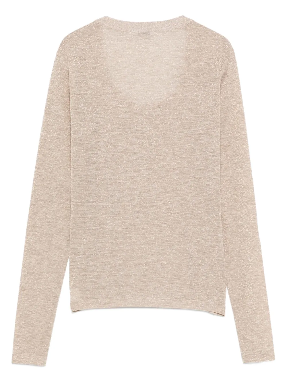 Patrizia Pepe logo-detail sweater Beige