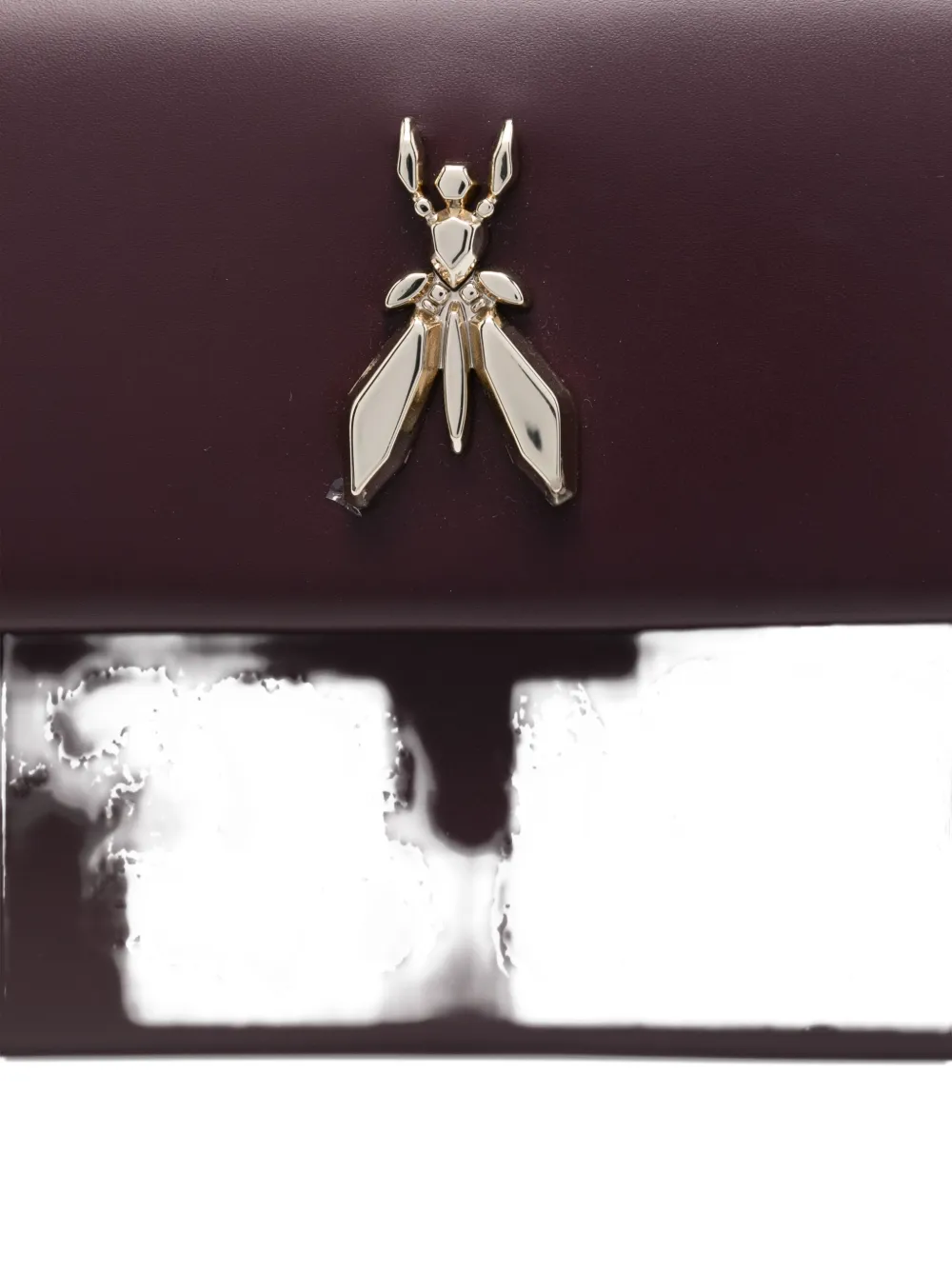 Patrizia Pepe Clutch met logo Rood