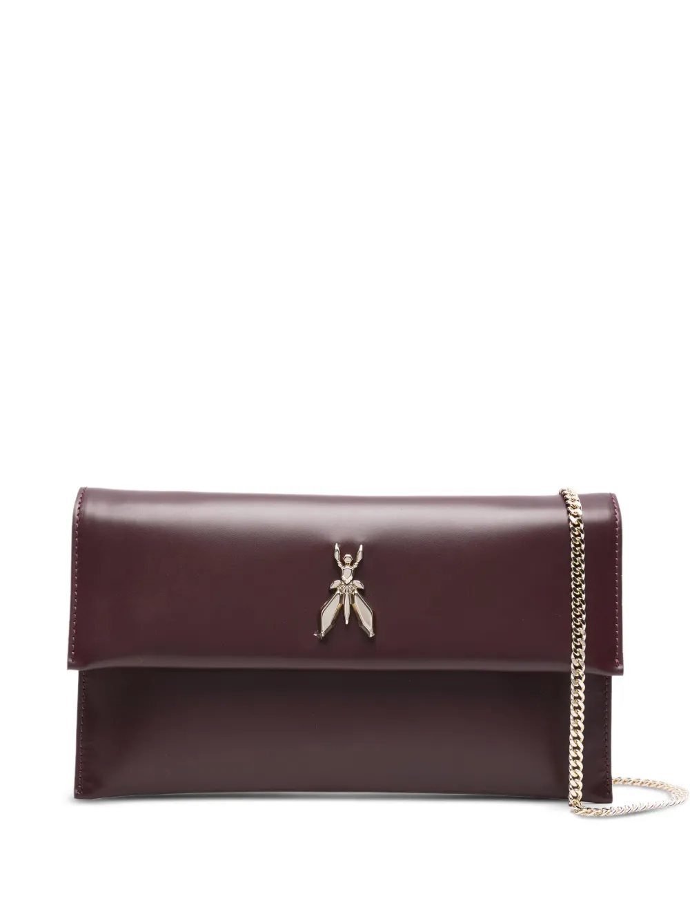Patrizia Pepe Clutch met logo Rood