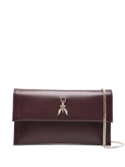 Patrizia Pepe Fly-logo clutch bag