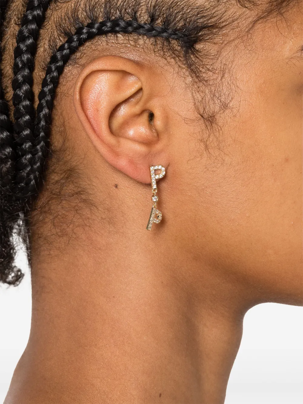 Patrizia Pepe crystal-embellished insect earrings | Image 2