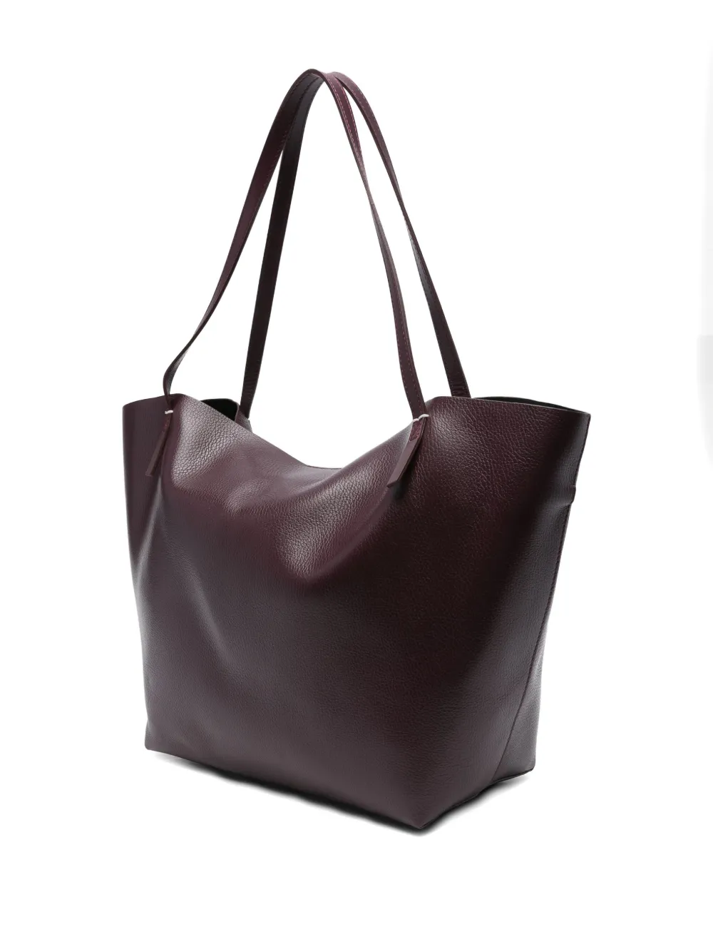 Patrizia Pepe leather tote bag - Paars