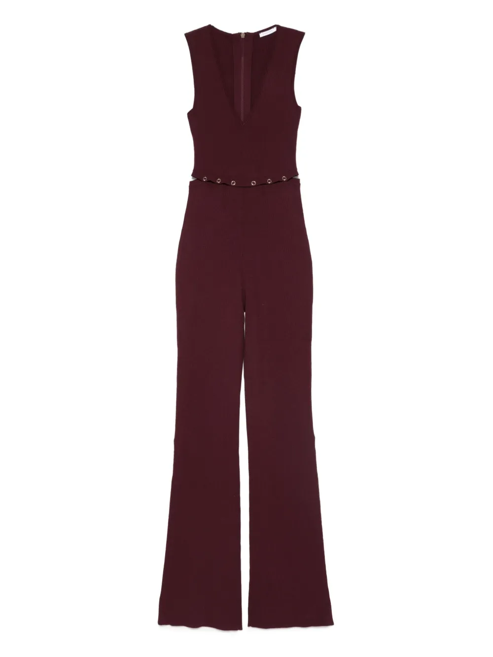 knitted detailed jumpsuit