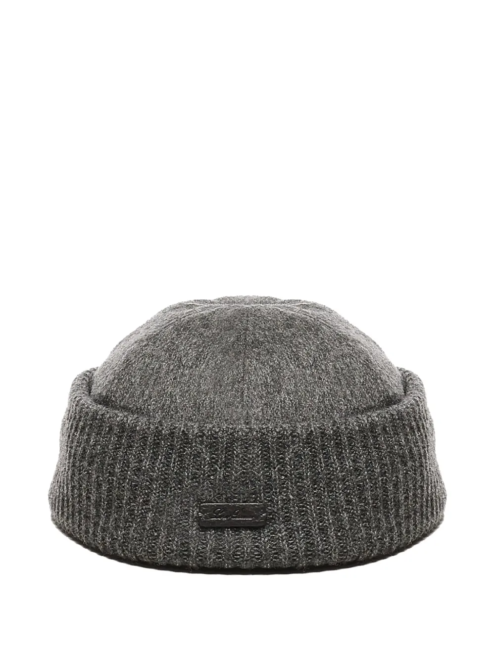 Loro Piana cashmere ribbed hat - グレー Loro Piana cashmere ribbed hat - グレー
