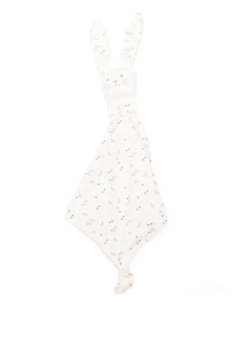 Petit Bateau bunny floral-print comforter Wit