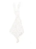 Petit Bateau bunny floral-print comforter - White