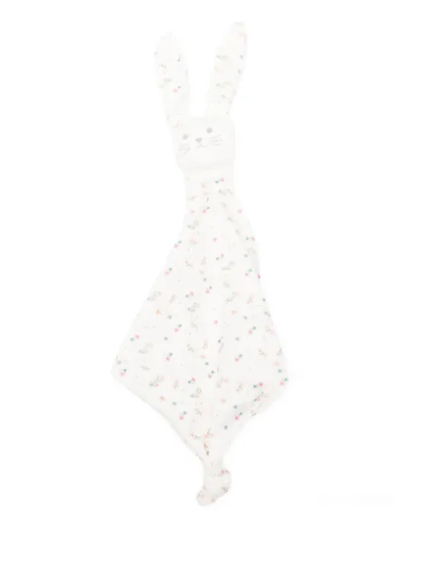 Petit Bateau bunny floral-print comforter