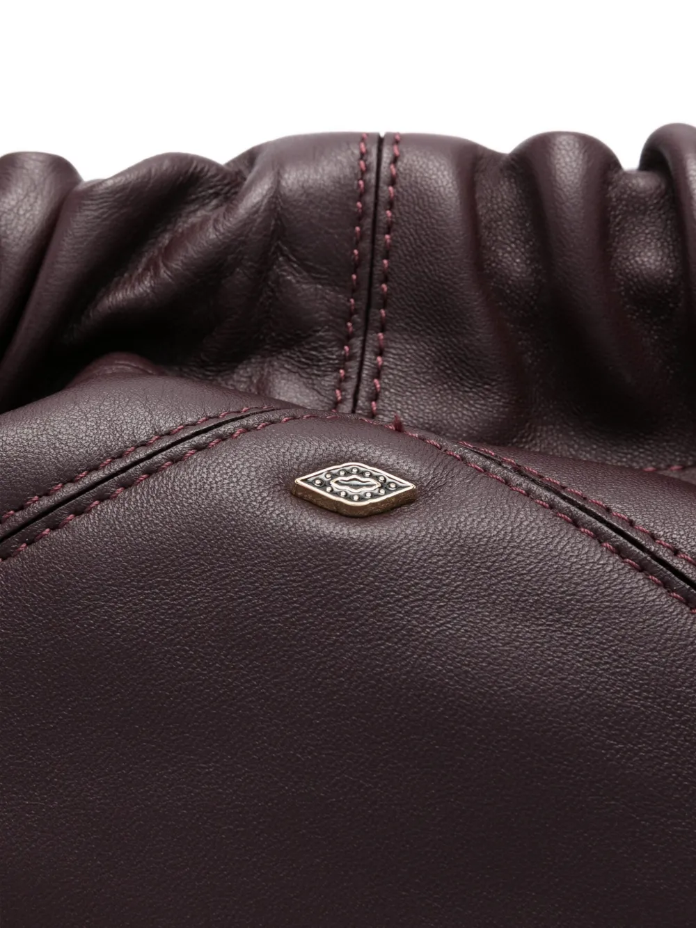Ba&Sh June chain-strap quilted tote bag Rood