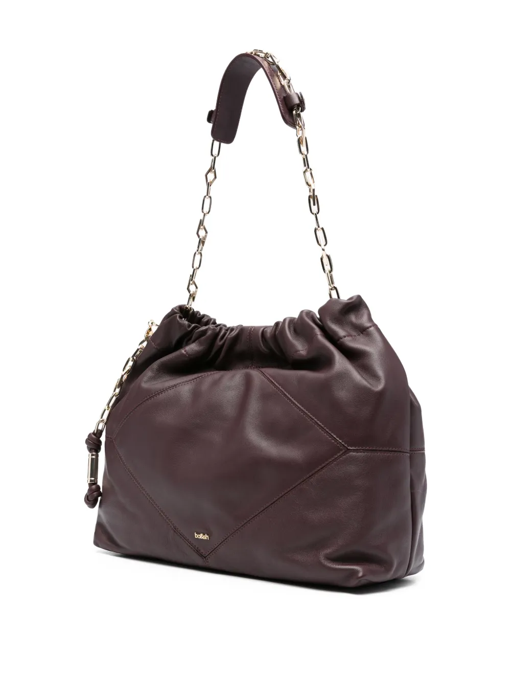Ba&Sh June chain-strap quilted tote bag Rood