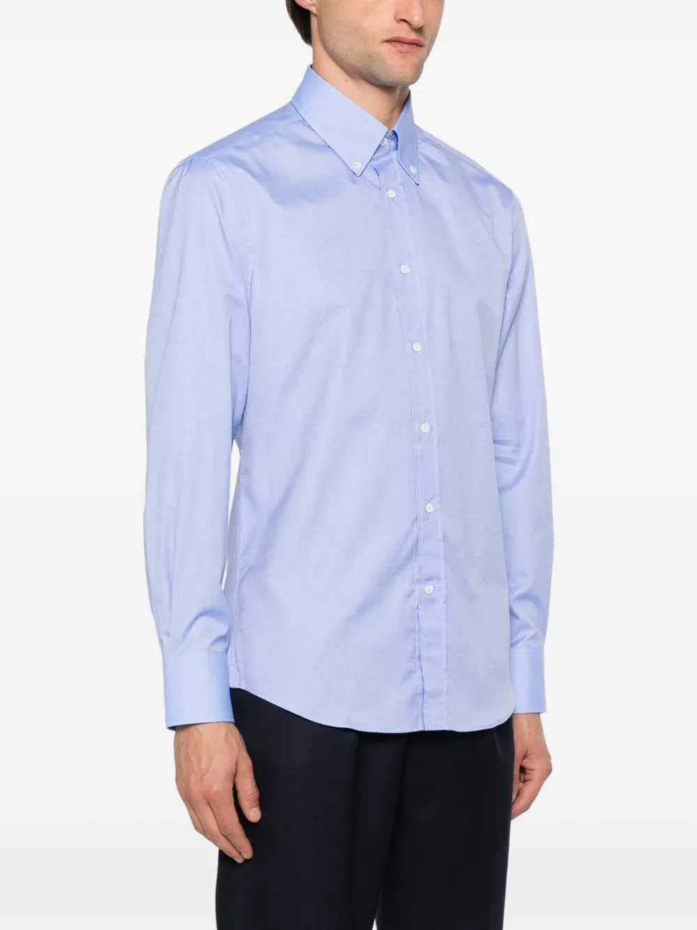 Brunello Cucinelli Button-down overhemd Blauw