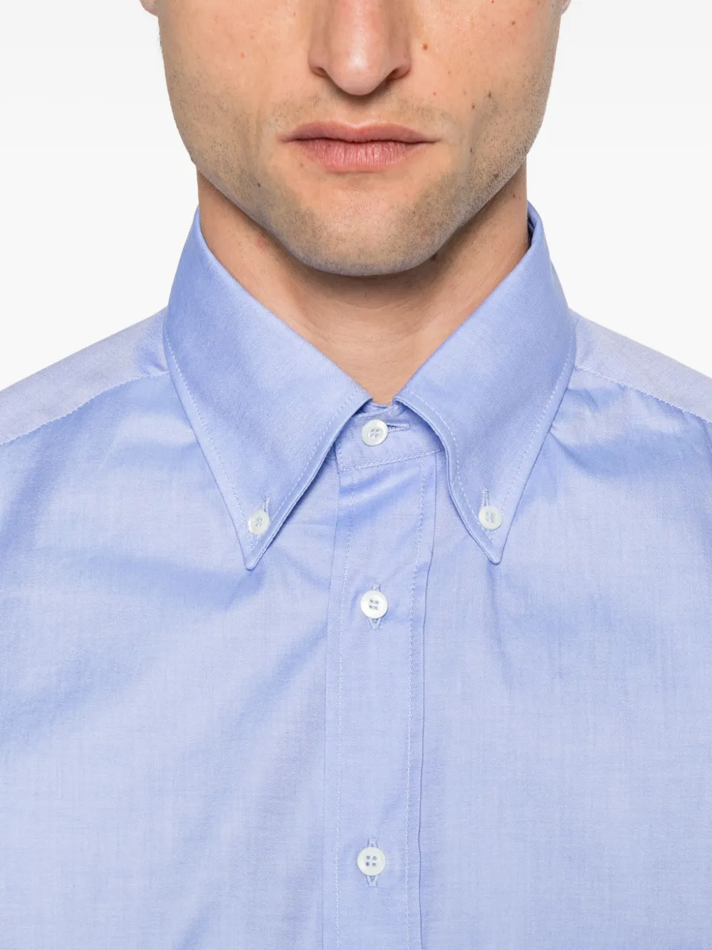 Brunello Cucinelli Button-down overhemd Blauw