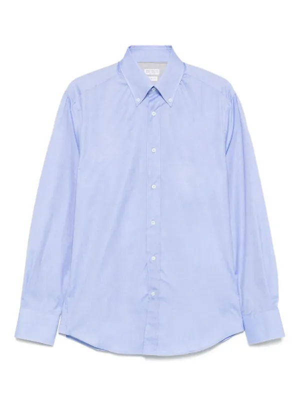 Brunello Cucinelli ボタン シャツ | ブルー | FARFETCH JP