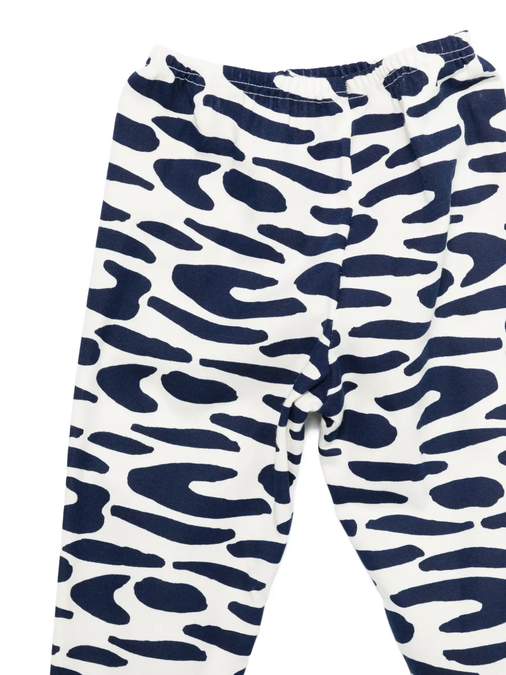 Petit Bateau zebra-print pyjamas Wit
