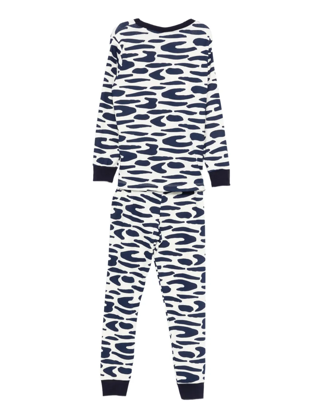 Petit Bateau zebra-print pyjamas Wit