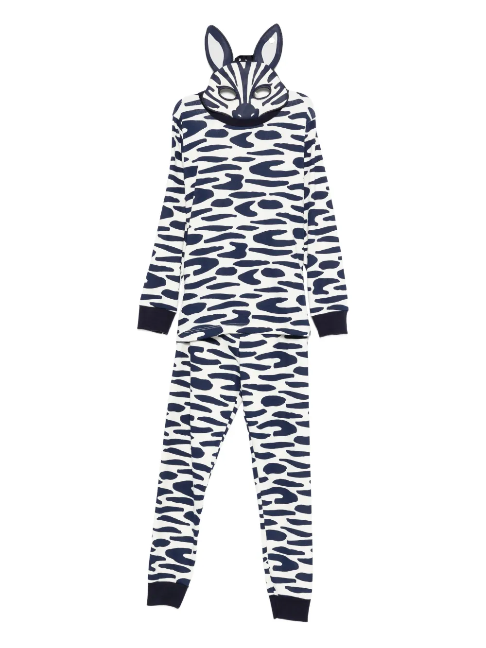 Petit Bateau zebra-print pyjamas Wit